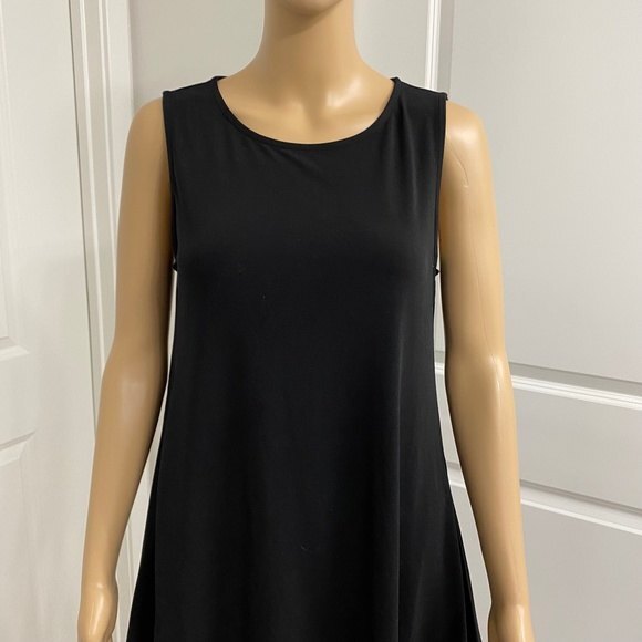 Alfani Swing Silhouette Sleeveless Tunic Top. Black. Small. Cute. Chick. Casual - Picture 4 of 10